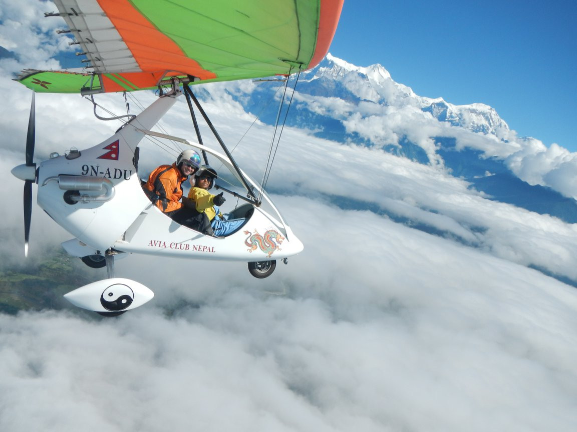 Ultralight flight in Pokhara Price | 15, 30, 60 & 90 Minutes
